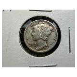 1942 S Silver Mercury Dime