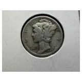 1943 D Silver Mercury Dime