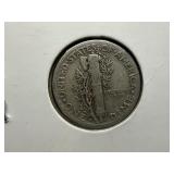 1943 D Silver Mercury Dime