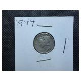 1944 Silver Mercury Dime
