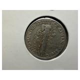 1944 Silver Mercury Dime
