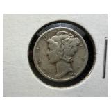 1944 S Silver Mercury Dime