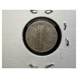 1944 S Silver Mercury Dime