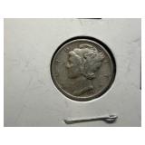 1945 S Silver Mercury Dime