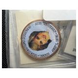 Princess Diana Coin Collection Two Colorized British Pennies Royal Engagement February 24 1981