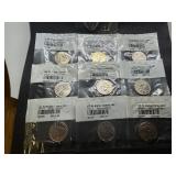 Ten Uncirculated-60 State Quarters in Littleton Packaging