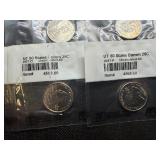 Ten Uncirculated-60 State Quarters in Littleton Packaging