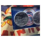 Minnesota Quarter, Historical Buffalo Nickle and Westward Journey Lewis and Clark Nickel