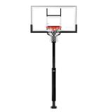 Spalding 60' Glass Screw Jack In-Ground Basketball Hoop - UNTESTED