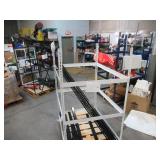 Adjustable Black/White Metal Frame Built to Fit Onto Pallets - Perfect for Projects