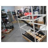 Adjustable Black/White Metal Frame Built to Fit Onto Pallets - Perfect for Projects