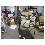 Welded Black Metal Frame Built to Fit Onto Pallets with Flat Roof - Perfect for Projects