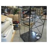 Welded Black Metal Frame Built to Fit Onto Pallets with Flat Roof - Perfect for Projects