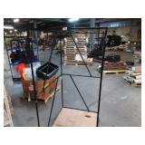 Welded Black Metal Frame Built to Fit Onto Pallets with Flat Roof - Perfect for Projects