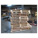 Pallet of 14 Oversized Wooden Pallets - XL and XXL