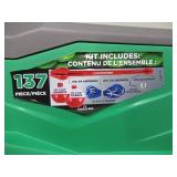 NEW Flambeau Outdoors 6383FTK Adventurer 3-Tray Tackle Box Kit, Complete Starter Fishing Tackle Kit with Hooks, Bobbers, Stringer, and More, Green