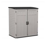 NEW Suncast BMS6226TP 6'x4' Extra Large Vertical Outdoor Storage Shed with Shelf