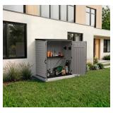 NEW Suncast BMS6226TP 6'x4' Extra Large Vertical Outdoor Storage Shed with Shelf