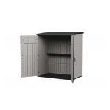 NEW Suncast BMS6226TP 6'x4' Extra Large Vertical Outdoor Storage Shed with Shelf