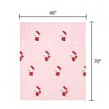 NEW Adult Licensed Holiday Silk Touch Throw, 60' x 70' - Hello Kitty