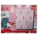 NEW Adult Licensed Holiday Silk Touch Throw, 60' x 70' - Hello Kitty