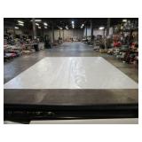 NEW Vinyl Tarp - 16.33' x 20'  Black / White Vinyl tarp - 9 oz. Lightweight Duty