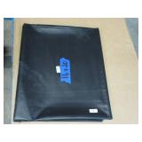 NEW Vinyl Tarp - 16.33' x 20'  Black / White Vinyl tarp - 9 oz. Lightweight Duty