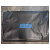 NEW Vinyl Tarp - 16.33' x 30'  Black / White Vinyl tarp - 9 oz. Lightweight Duty