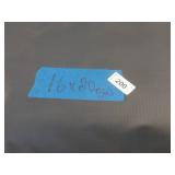 NEW Vinyl Tarp - 16' x 20'  Black / White Vinyl tarp - 9 oz. Lightweight Duty