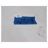 NEW Vinyl Tarp Remnant - 10' x 50'  White / White Vinyl tarp - 15 oz. Midweight Duty