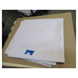 NEW Vinyl Tarp Remnant - 10' x 20'  White / White Vinyl tarp - 15 oz. Midweight Duty