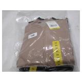 NEW 2 Pack of Spalding Women's Fleece Bomber Jackets - Black and Taupe - Size MEDIUM (M)