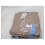 NEW 2 Pack of Spalding Women's Fleece Bomber Jackets - Black and Taupe - Size LARGE (L)