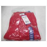 NEW 2 Pack of Spalding Women's Fleece Bomber Jackets - Blue and Red - Size XXL