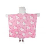 NEW Kids’ Plush Hooded Throw with Faux Fur Lining, 40' x 50' - Hello Kitty