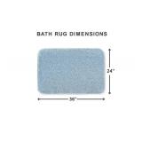 NEW Member's Mark Hotel Premier Soft Bath Rug, 24' x 36' - Blue Crest