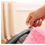 NEW Snuggle Cuddler Oversized Juvenile Plush Human Dog Bed - Pink