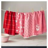 NEW Member's Mark 8-Piece Kitchen Towel Set, Hearts