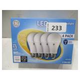 NEW GE Daylight LED 100W Replacement Indoor General Purpose A19 Light Bulbs (4 pk.)