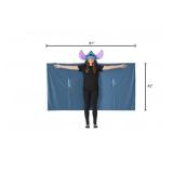 NEW Adult Licensed 43' x 81' Hooded Blanket - Disney's Stitch