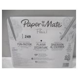 NEW Paper Mate Flair Felt Tip Pens, Medium and Dual-Brush Tip, Assorted Colors, 17 Count