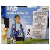 NEW Member's Mark Kids Hugger & Throw Set - Bluey