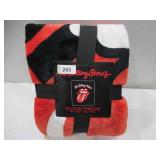 NEW Classic Rock Band Luxury Throw Blanket, 60' x 70' - The Rolling Stones