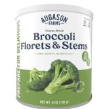 NEW 2 Pack of Augason Farms Freeze Dried Broccoli Florets and Stems 34 Servings per Pack, BB 6/2055