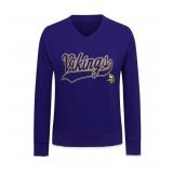 NEW Women's NFL Team Apparel Long Sleeve Pullover - Minnesota Vikings - XL
