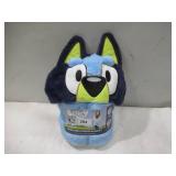 NEW Adult Licensed 43' x 81' Hooded Blanket - Bluey