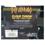 NEW Classic Rock Band Luxury Throw Blanket, 60' x 70' - Def Leopard