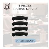 NEW Member's Mark 3' and 3.25' Paring Knives, 4 Pack