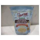 NEW 4 Pack of Bob's Red Mill Organic Quick Cooking Steel Cut Oats 22 oz Bags BB 2/26