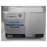 NEW Serenity by Tempur-Pedic Cooling Memory Foam Pillow - Standard Size